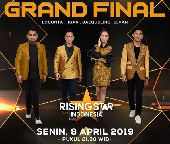 Malam Ini, 4 Kontestan Berebut Gelar Juara Rising Star Indonesia 2019