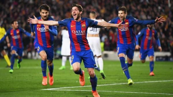 Pemain Barcelona Sergi Roberto. (Foto: AFP)