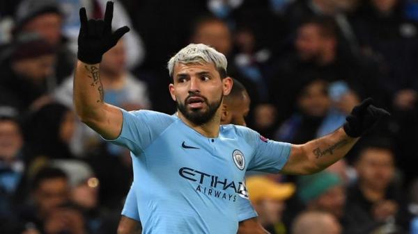 Striker Manchester City, Sergio Aguero (Foto: Manchester Evening)