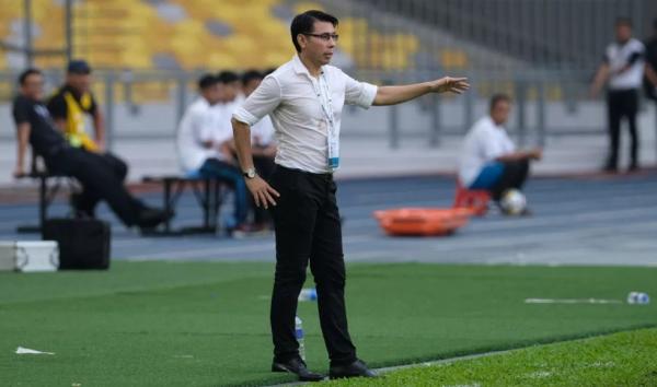 Tan Cheng Hoe Pelatih Timnas Malaysia Tan Cheng Hoe berkomentar usai timnya dibantai Vietnam 0-3 pada laga lanjutan Grup B Piala AFF 2020, Minggu (13/12/2021) malam WIB. (Foto: Piala AFF)