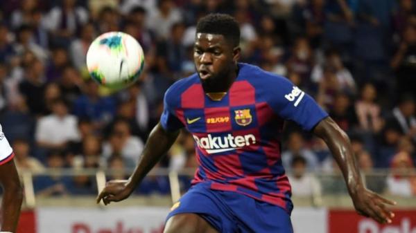 Bek Barcelona, Samuel Umtiti (Foto: Twitter @FCBarcelona)