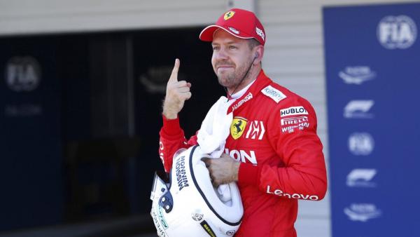 Pembalap Scuderia Ferrari Sebastian Vettel. (Foto: Alfredo ESTRELLA/AFP)