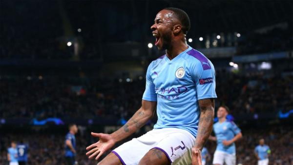 Pemain Manchester City Raheem Sterling akan membantu timnya menghadapi Aston Villa di Emirates Stadium, Sabtu (26/10/2019) malam. (Foto: AFP)