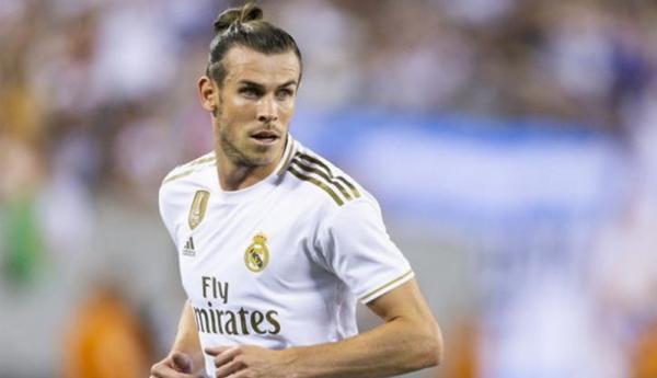 Pemain Real Madrid Gareth Bale. (Foto: GABRIEL BOUYS/AFP)