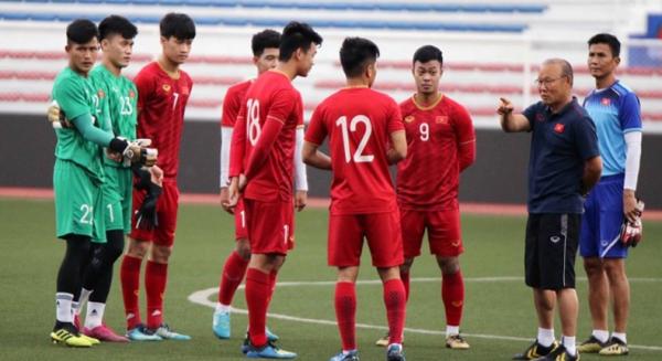 Timnas Vietnam U-23 bakal menghadapi Indonesia U-23 di matchday ketiga Grup B SEA Games 2019 (Foto: VFF)