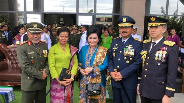Panglima TNI Marsekal Hadi Tjahjanto menghadiri HUT ke-18 F-FDTL (Fora de Defesa de Timor Leste) di Mabes F-FDTL, Fatuhada, Dili, Timor Leste. Sabtu (2/2/2019). (Foto: Puspen TNI)