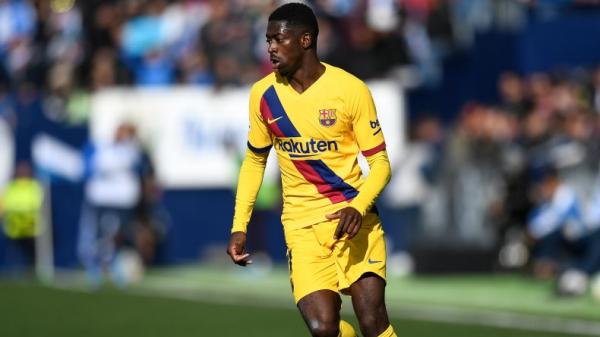 Ousmane Dembele Pemain Barcelona Ousmane Dembele. (Foto: AFP)
