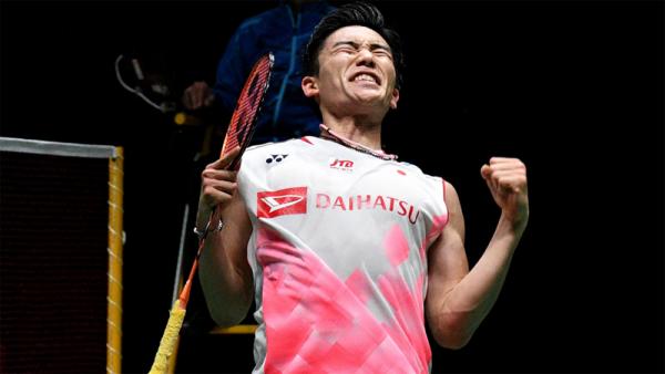 Momota Kento Momota. (Foto: AFP)