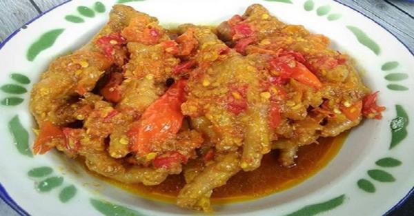 Ceker Pedas IIlustrasi makanan pedas (Foto: Instagram/@aras_galeri)