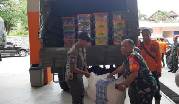 BNPB kirim bantuan ke Sukajaya Bogor, (Foto: Dok. BNPB)