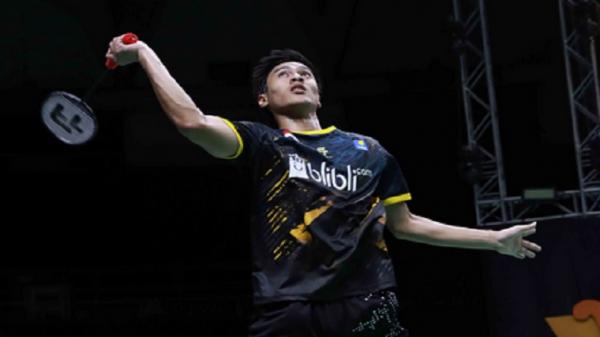 Shesar Hiren Rhustavito Tunggal putra Indonesia Shesar Hiren Rhustavito. (Foto: PBSI)