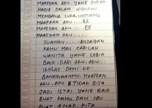 5 Surat2 Isi surat kedua Megawati. (Foto: iNews/Sulaiman Nai)