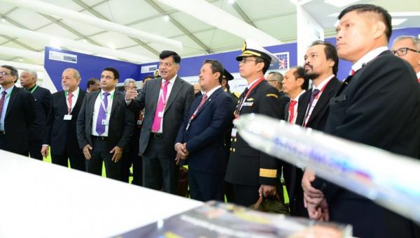 wamenhan dok kemenhan Wamenhan Wahyu Sakti Trenggono saat menghadiri pembukaan DefExpo 2020 di India, Rabu (5/2/2020). (Foto: Dok Humas Kemenhan)