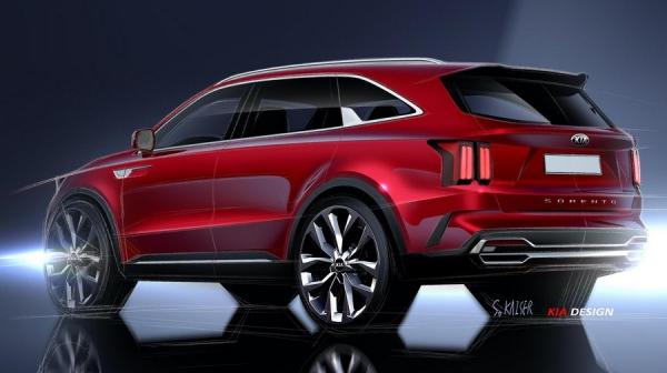 12 Kia 3 Kia Sorento Generasi Keempat. (Foto: Carscoops/Kia Design)