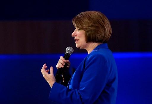 Amy Klobuchar Kandidat presiden dari Partai Demokrat Minnesota Senator Amy Klobuchar. (FOTO: Ronda CHURCHILL / AFP)