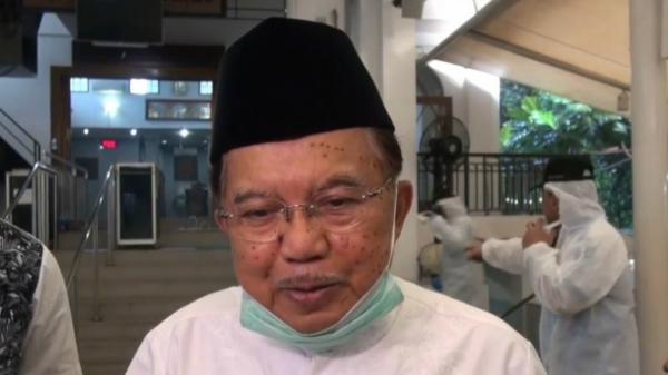 Ketua Dewan Kemakmuran Masjid Indonesia (DMI) Jusuf Kalla. (Foto: Antara)