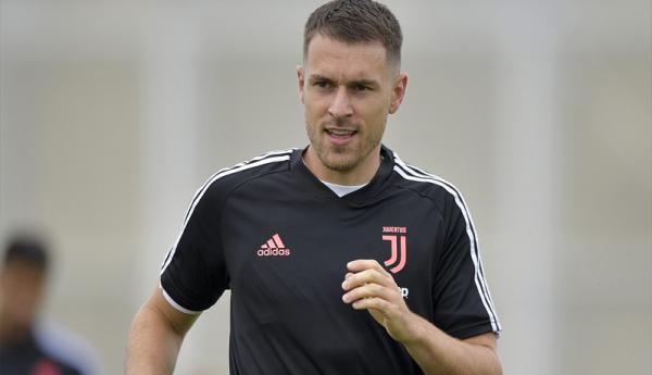Gelandang Juventus, Aaron Ramsey (Foto: The Sun)