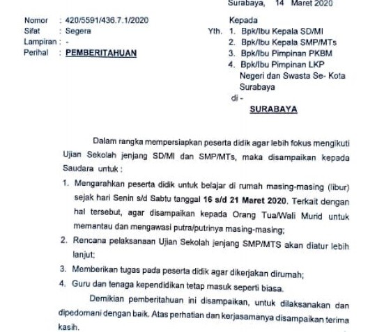 15 Surat Edaran