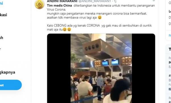 Tangkapan layar viral Tangkapan layar viral
