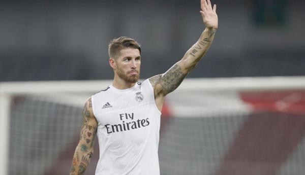 Bek Real Madrid, Sergio Ramos (Foto: UEFA)