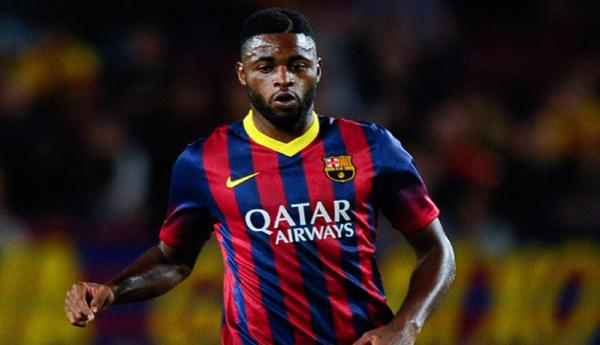 Karier Alex Song meredup di Barcelona (Foto: Twitter @FCBarcelona)