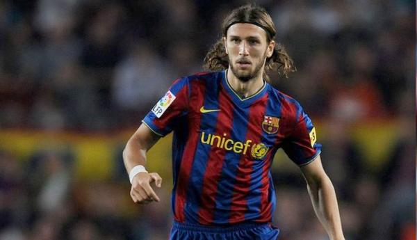 Dmytro Chygrynskyi hanya bertahan semusim di Barcelona (Foto: Daily Mail)