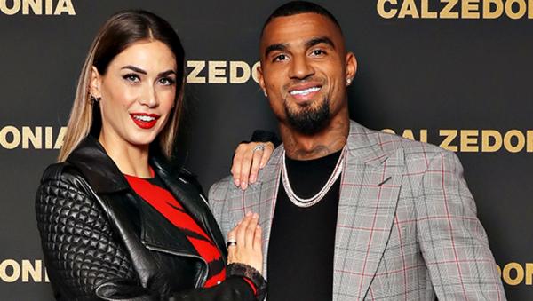 Melissa Satta Melissa Satta bersama suaminya, Kevin Prince Boateng. (Foto: engnews24h.com)