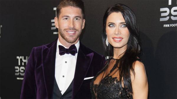 Sergio Ramos Pilar Rubio Sergio Ramos bersama istrinya, Pilar Rubio. (Foto: AS)