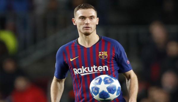 Thomas Vermaelen saat memperkuat Barcelona (Foto: Sky Sports)