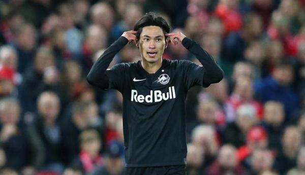 Takumi Minamino memperkuat Salzburg dari 2015-2020 (Foto: Sky Sports)