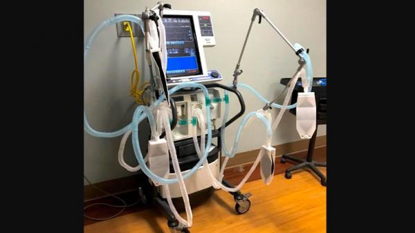 ventilator saud Ventilator ciptaan dr Saud Anwar. (Foto: Connecticut Magazine).