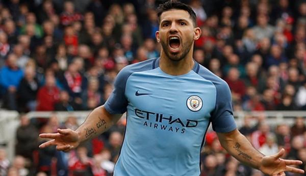 Striker Manchester City, Sergio Aguero (Foto: Metro)