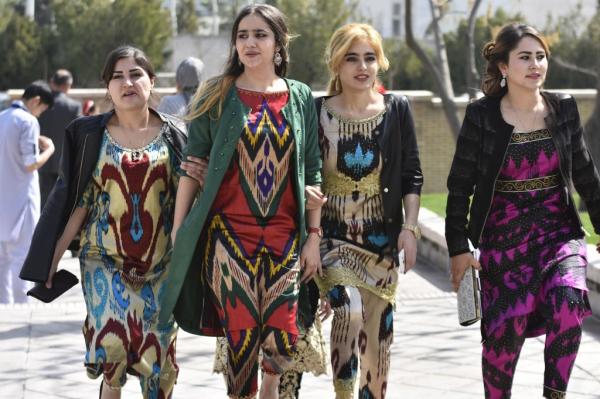 000 Tajik Girls AFP Para perempuan Tajik. (Foto: AFP)