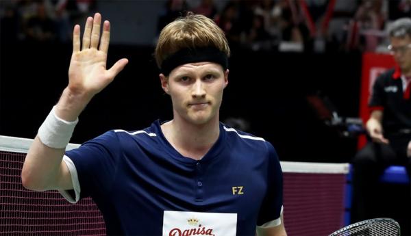 Tunggal putra Denmark, Anders Antonsen (Foto: BWF)