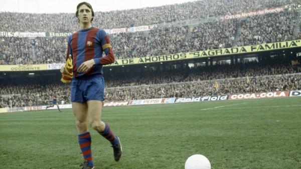 Johan Cruyff Johan Cruyff Saat Masih Bermain bagi Barcelona (foto: Blaugrana)