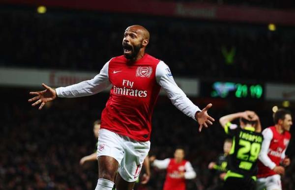 Thierry Henry saat memperkuat Arsenal (foto: Givemesport)