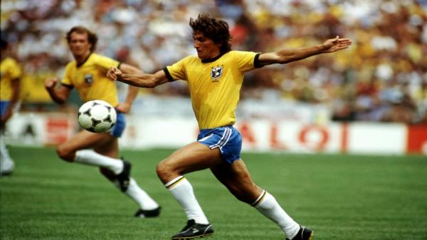 Pemain timnas Brasil, Zico (foto: Gameofthepeople)