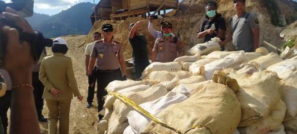Kapolda sidak tambang ilegal potolo