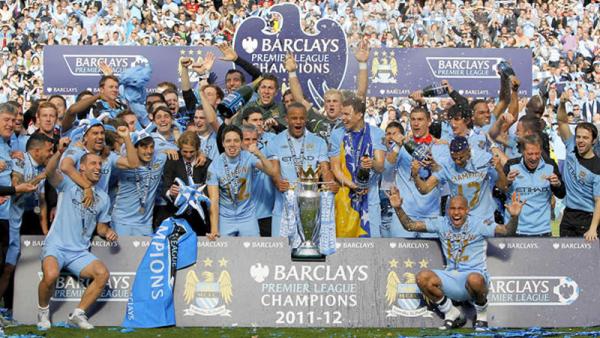 Manchester City Juara 2012 Manchester City merayakan pesta juara Liga Inggris 2011/2012 untuk pertama kali sejak 1967/1968. (Foto: mancity.com)