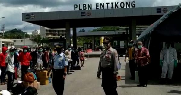 PLBN Entikong PLBN Entikong (Antara)