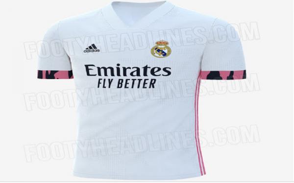 Jersey Real Madrid 2020/2021 Jersey home Real Madrid 2020/2021 (foto: Footyheadline)