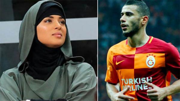 Younes Berhanda (kanan) punya istri cantik, Amal Belhanda. (Foto: Fairplay)