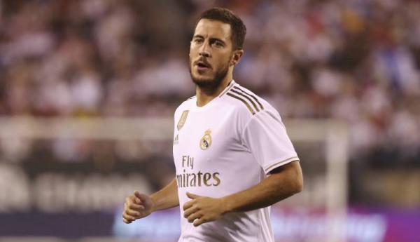 Eden Hazard Winger Real Madrid, Eden Hazard (Foto: Twitter @RealMadrid)