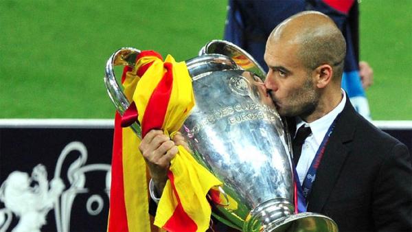 pep guardiola liga champions Pep Guardiola dua kali kampiun Liga Champions bersama Barcelona. (Foto: UEFA)