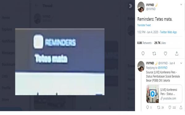 Anies 2 Foto hasil tangkapan layar netizen yang membuat heboh lini masa Twitter