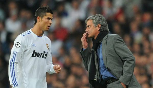 Cristiano Ronaldo & Jose Mourinho (Foto: AS)