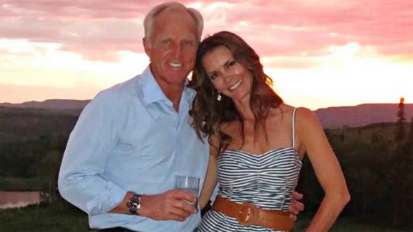 Greg Norman dan Kirsten Kutner (Foto: YouTube)