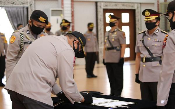 Kapolda Pimpin Sertijab Irwasda dan Dirlantas Polda Sumut