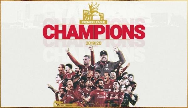 Liverpool juara Premier League 2019/2020 Liverpool juara Premier League 2019/2020 (Foto: Twitter @LFC)