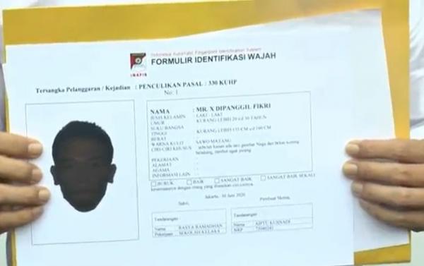 Sketsa pelaku penculikan anak di Depok. (Foto iNews/Iyung).